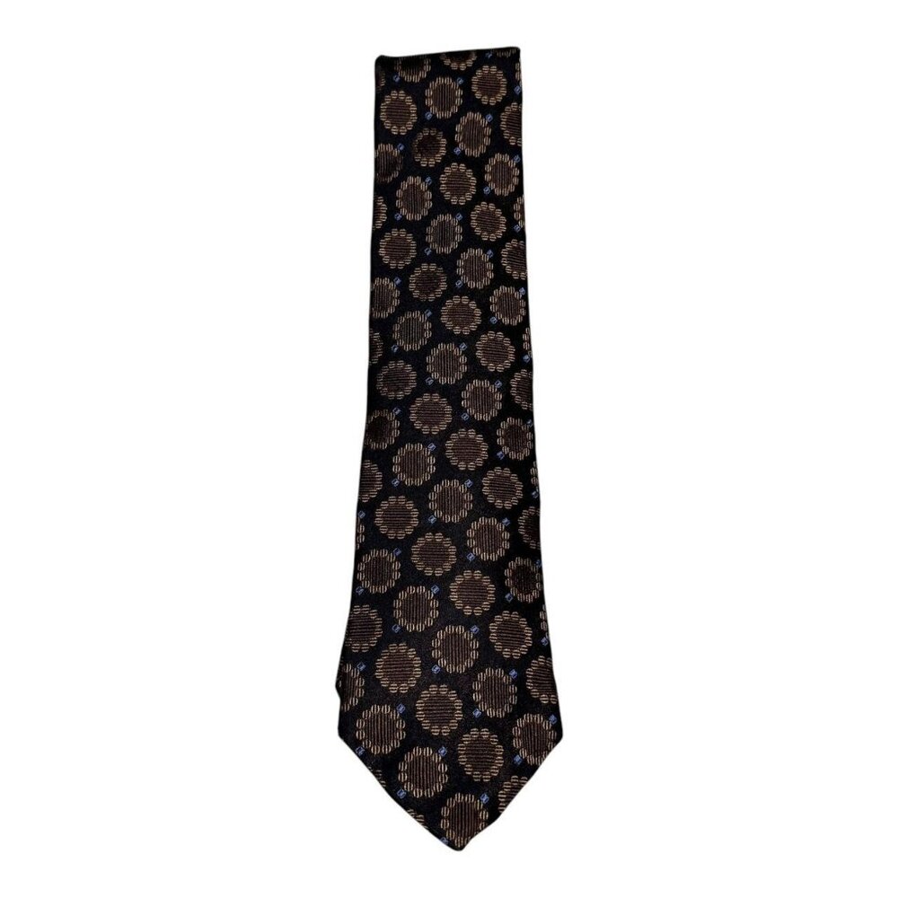 Dior Signature Sunflower Flower Print‎ Multicolor 100% Silk Handcrafted Tie